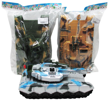 CZOŁG Pojazd Wojskowy Zdalnie Sterowany Model RC Składany Dla Dzieci