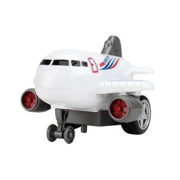 Samolot pasażerski zabawka pull back 1 sztuka interaktywna dla dzieci