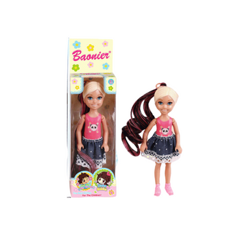 Lalka w letnim ubranku zabawka edukacyjna dla dziewczynki interaktywna