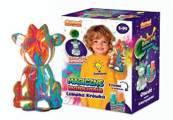 Magiczne malowanie Lampka Krówka Dumel
