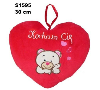 Poduszka Serce miś 30cm Sun-Day