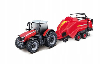 Farm Tractor Fergusson 8740S + belownica BBURAGO BBurago