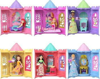 Disney Princess Wieża niespodzianka z lalką mix Mattel