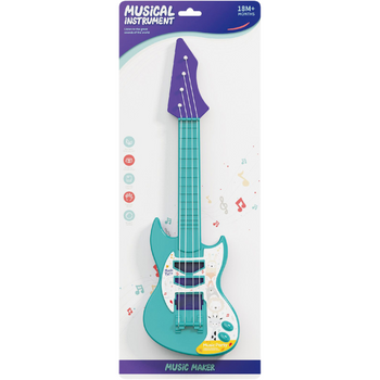 GITARA ELEKTRYCZNA ZABAWKOWA DLA DZIECI MUZYCZNA INSTRUMENT DŹWIĘKI PREZENT