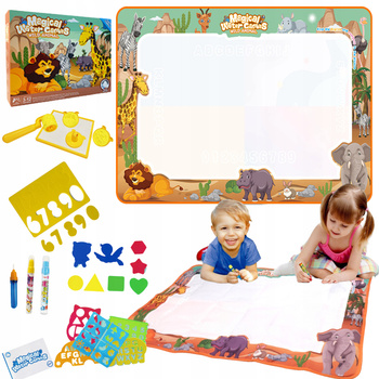 Mapa Malowanie Wodą Magiczna Mata Edukacyjna Wodna Prezent Dla Dzieci