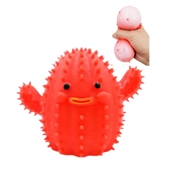 Kaktus Gniotek Antystresowy Gadżet Relaksacyjny Zabawka do Ściskania