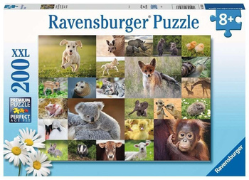 Puzzle dla dzieci 200 Zwierzątka Ravensburger
