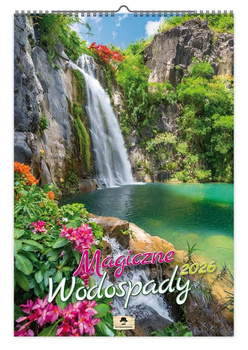 Kalendarz 2026 ścienny Magiczne wodospady A3 VD13