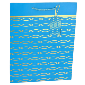 Torba prezentowa średnia elegancka ozdobna uniwersalna na urodziny okazje