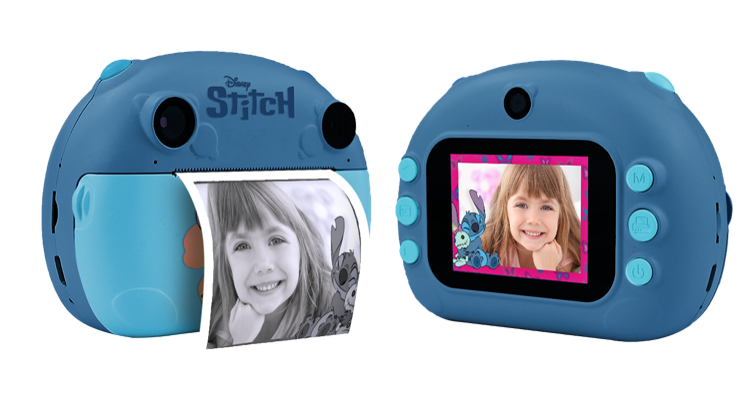 Aparat Lisciani Stitch Print Cam z kolorowym wyświetlaczem i wydrukowanym zdjęciem
