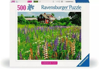 Puzzle 500 Łąka w Szwecji Ravensburger
