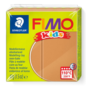 Kostka FIMO Kids 42g jasnobrązowy masa termoutwardzalna Staedtler