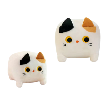 Pluszowy Kot Maskotka Dla Dzieci 4 Wzory Miękka Przytulanka Prezent