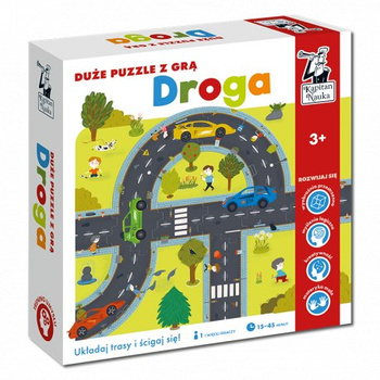 Duże puzzle z grą Droga Kapitan Nauka
