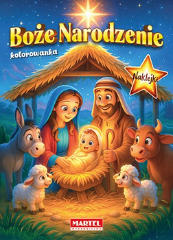 Boże Narodzenie Szopka z naklejkami