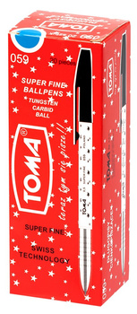 Paczka długopis S-fine niebieski 20 szt.