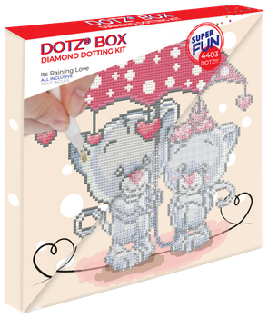 DIAMOND DOTZ DOTZ BOX IT"S RAINING LOVE