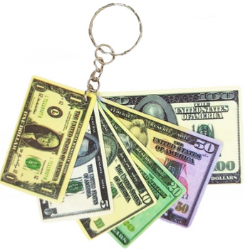 Brelok Dolar zawieszka stylowy dodatek do kluczy praktyczny gadżet 1 sztuka