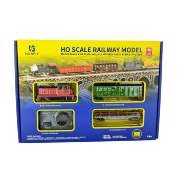 Kolejka Elektryczna H0 Z Torem I Zasilaczem W Pudełku Prezent Dla Dzieci