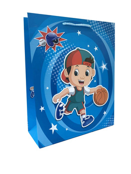 Torebki prezentowe chłopięce JP560C 12 sztuk