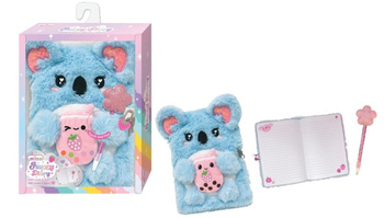 Futrzany pamiętnik z długopisem Koala