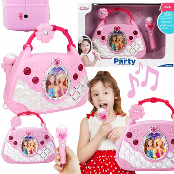 Karaoke Torba Dla Dziewczynki Z Księżniczkami Mikrofon Sterowanie Głosem Dź