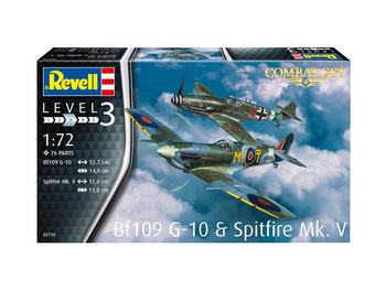 Samolot 1:72 Me BF-109G-10 & Spitfire Mk.V Revell