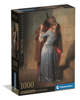 Puzzle 1000 Compact Museum Hayes the kiss 37064