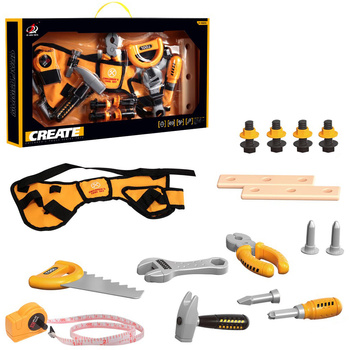 Pas Z Narzędziami Dla Dzieci Zestaw Majsterkowicza El. 20 Prezent