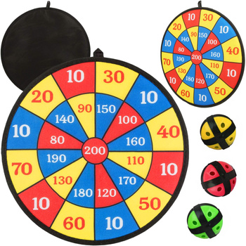 DART RZUTKI NA RZEPY TARCZA GRA ZRĘCZNOŚCIOWA BEZPIECZNE PIŁKI DLA DZIECI