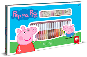 MULTIPRINT PEPPA PIG PIECZĄTKI I PISAKI (36) DO KOLOROWANIA