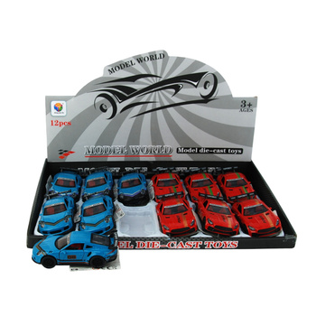 Samochód Metalowy Z Dźwiękiem I Światłem Realistyczny Model Prezent