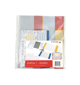 Paczka okładek 1-klasisty +plan lekcji