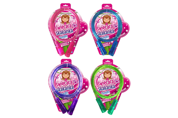 SKAKANKA NATALIA LED ŚWIECI SOLIDNA WZORY KOLORY