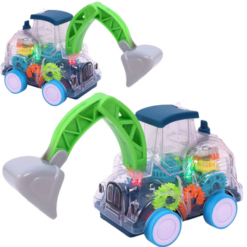 Maszyny Budowlane Autka Dla Dzieci Światło Muzyka Koparka Zabawka Edukacyjn