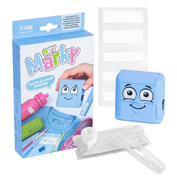 Pieczątka Drukarenka Diy Marky do odzieży niebieska