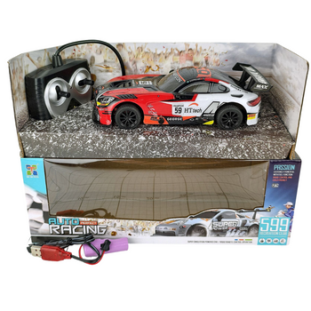 SAMOCHÓD ZDALNIE STEROWANY SPORTOWY AUTO NA PILOTA ZESTAW ŁADOWARKA BATERIA