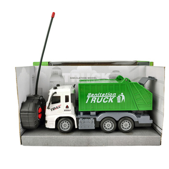 Śmieciarka Na Radio Zdalnie Sterowana RC Światła Dźwięk Prezent Dla Dzieci