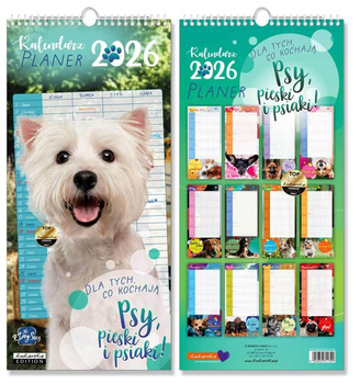 Kalendarz 2026 planer Psy