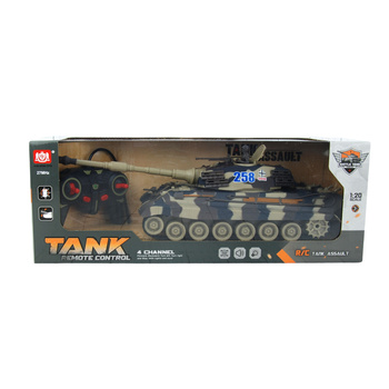 Czołg Zdalnie Sterowany RC Na Radio Dźwięk Światło Prezent Dla Dzieci