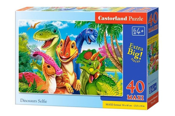 Puzzle 40 Dinosaurs Selfie CASTOR Castorland