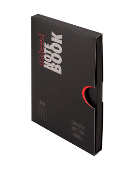 Notes Indeed A5 kratka czarny