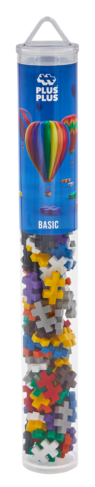 PLUS-PLUS TUBA BASIC - 100 ELEMENTÓW w przezroczystej tubie