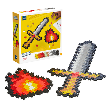 Klocki Konstrukcyjne Zestaw Puzzle PLUS-PLUS PUZZLE BY NUMBER PRZYGODA 250e