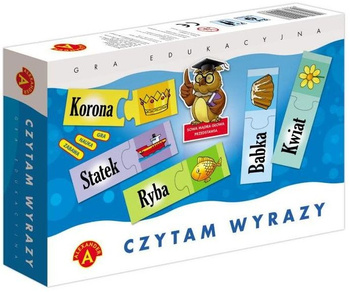 Gra Czytam wyrazy sowa mądra głowa 0479