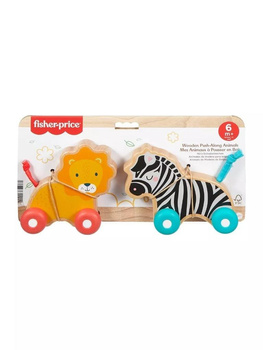 Fisher Price Zwierzątka drewniane do pchania Fisher- Price