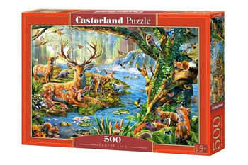 Puzzle 500 Forest Life CASTOR Castorland