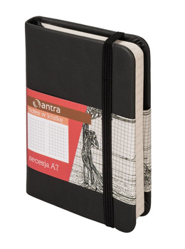 Notes secesja a7 kratka czarny bl