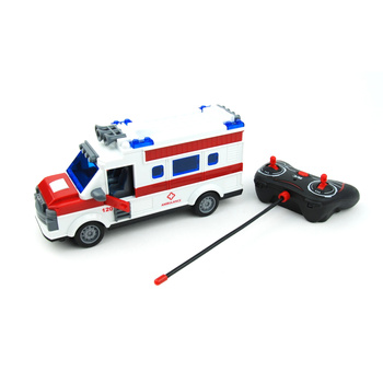 Karetka na radio zdalnie sterowana pojazd ratunkowy dla dzieci 3+ lat