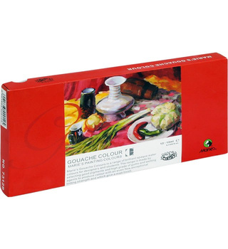 Farby gwasz Maries 12ml x 12 kolorów